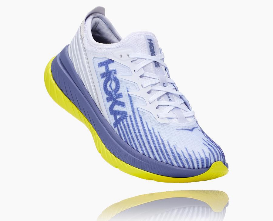 Hoka One One Carbon X-Spe - Men Running Shoes - White/Blue,Australia EPW-539420